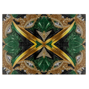 Glasskärskivor med Jamaica Färg