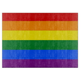 Glasskärskivor med Pride Flagga av HBT-