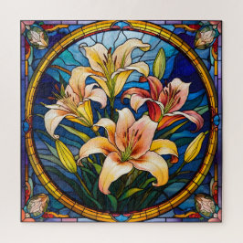 Glasskiffer Lilies Pussel