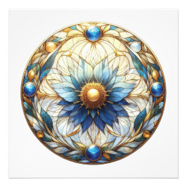 Glasskikt Mandella Fototryck