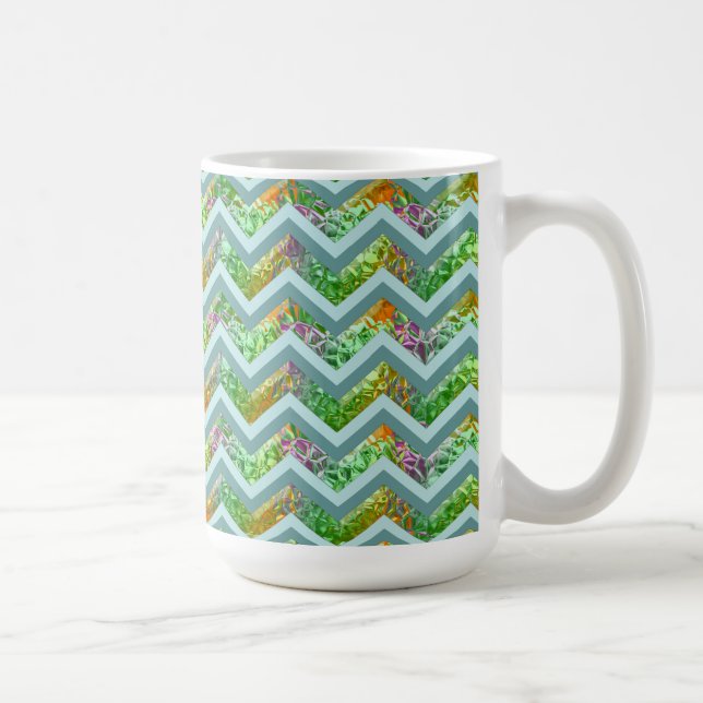 Glasskikt ZigZag Kaffemugg (Höger)