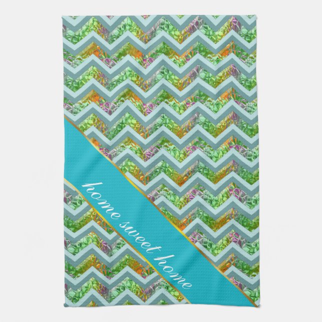 Glasskikt ZigZag Kökshandduk (Vertikal)