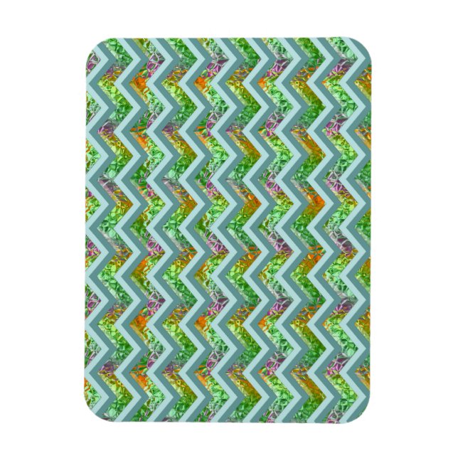 Glasskikt ZigZag Magnet (Vertikal)