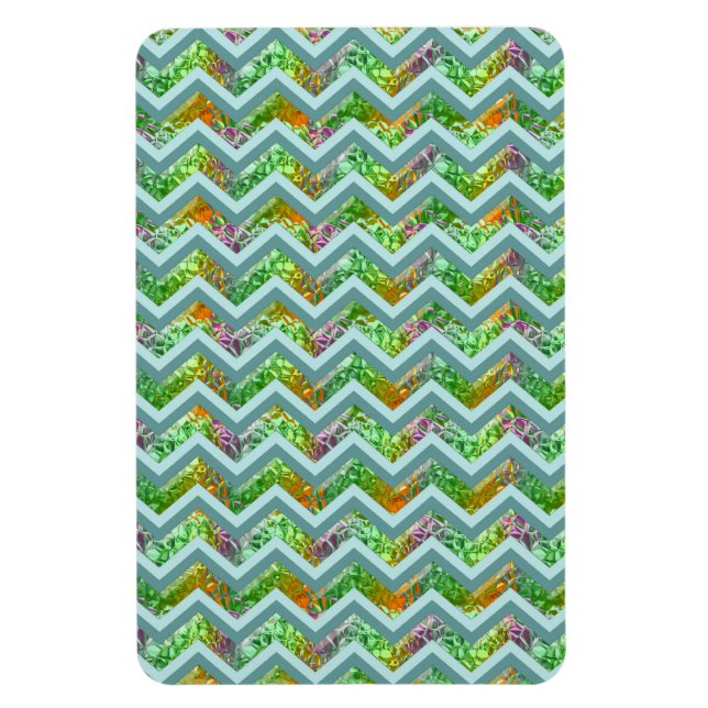 Glasskikt ZigZag Magnet (Vertikal)