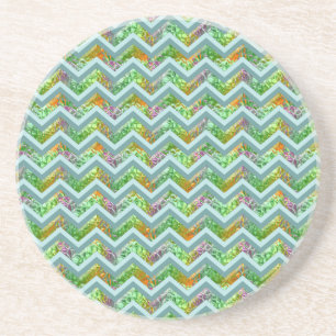 Glasskikt ZigZag Underlägg Sandsten