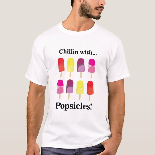 Glasskolorad sommar t shirt (Framsida)