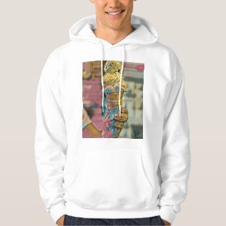Glasskona av vintage hoodie