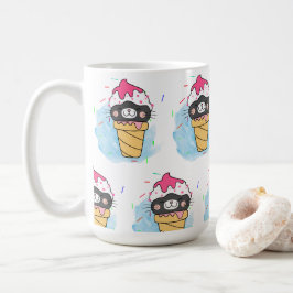 Glasskonens vattenfärg kaffemugg