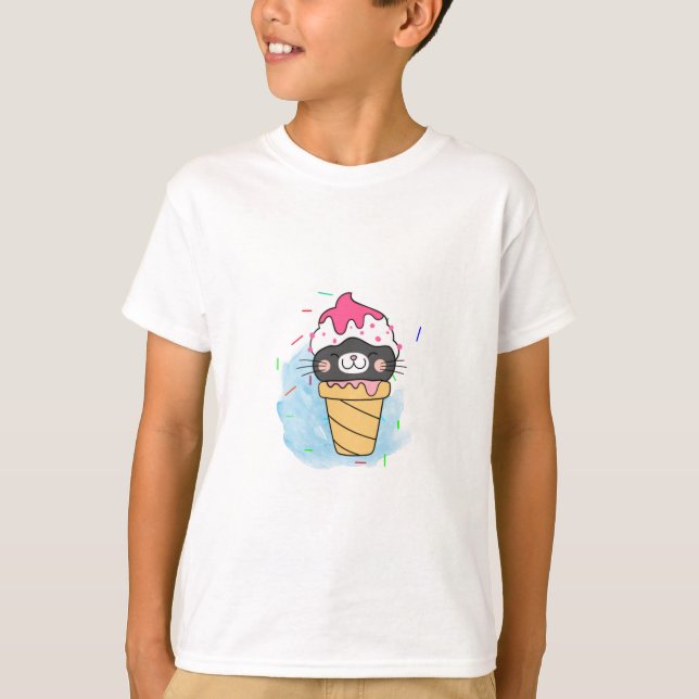 Glasskonens vattenfärg t shirt (Framsida)