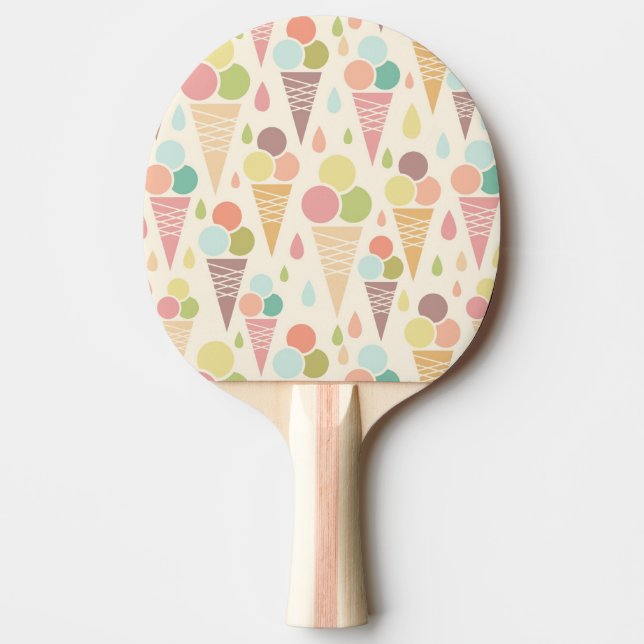 Glasskoner mönster pingisracket (Framsidan)