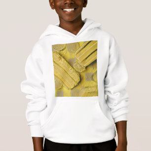 Glasskonpopsill av gult t shirt