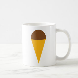 glasskornettsymbol kaffemugg