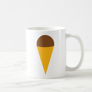 glasskornettsymbol kaffemugg