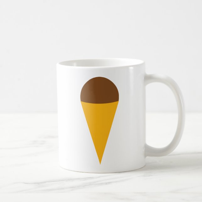 glasskornettsymbol kaffemugg (Höger)