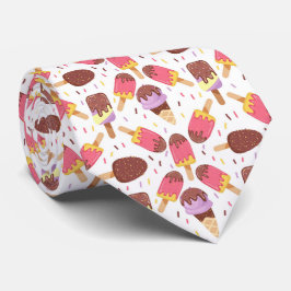 Glasskorsten i roligt, mönster-halsen slips