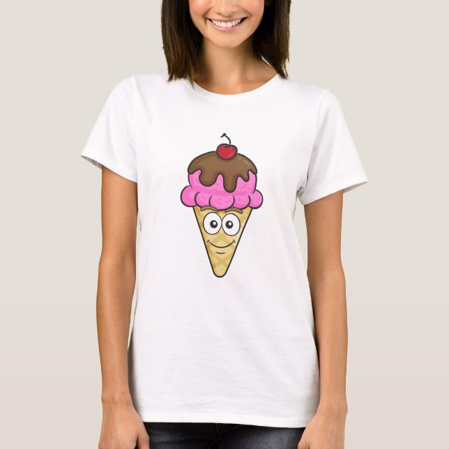 Glasskotte Emoji T Shirt (Framsida)