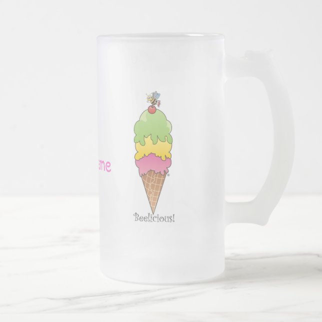 Glasskotte Frostat Ölglas (Höger)