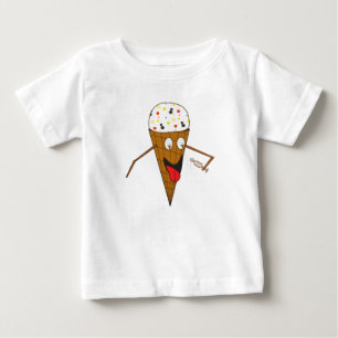 Glasskotte som slickar en personbaby T Tee Shirt