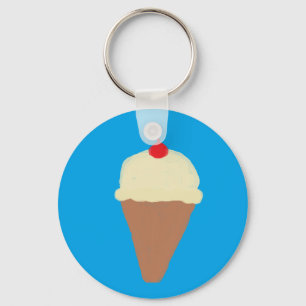 glasskottekeychain nyckelring