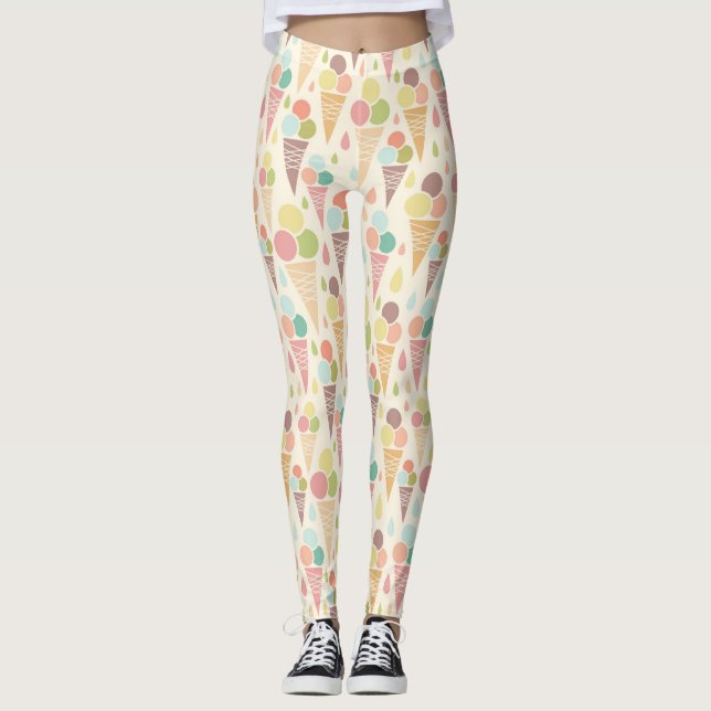 Glasskottemönster Leggings (Framsida)