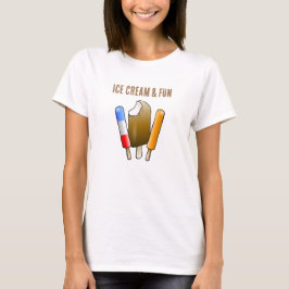 Glasskula & kul med glasspinnar t shirt