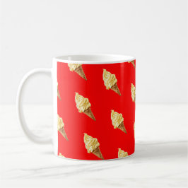 Glasskula livfull röd kaffemugg