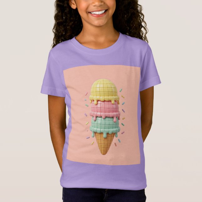 Glasskula - persikolafärgad bakgrund  t shirt (Framsida)