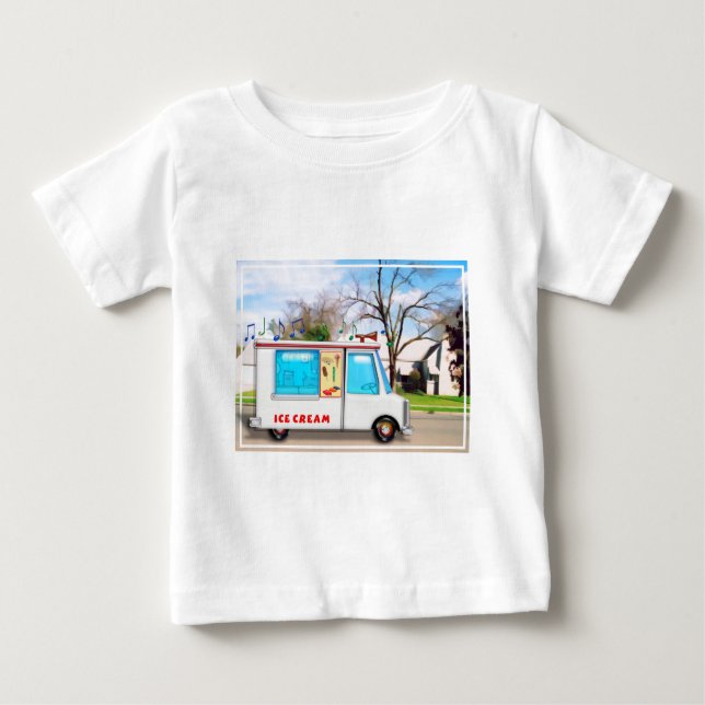 Glasslastbil i gatan t shirt (Framsida)