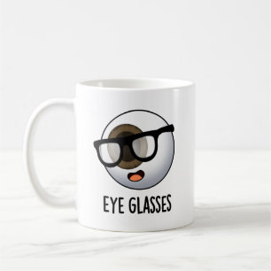 Glasslor från öga, ljuny Eyeball Puns Kaffemugg