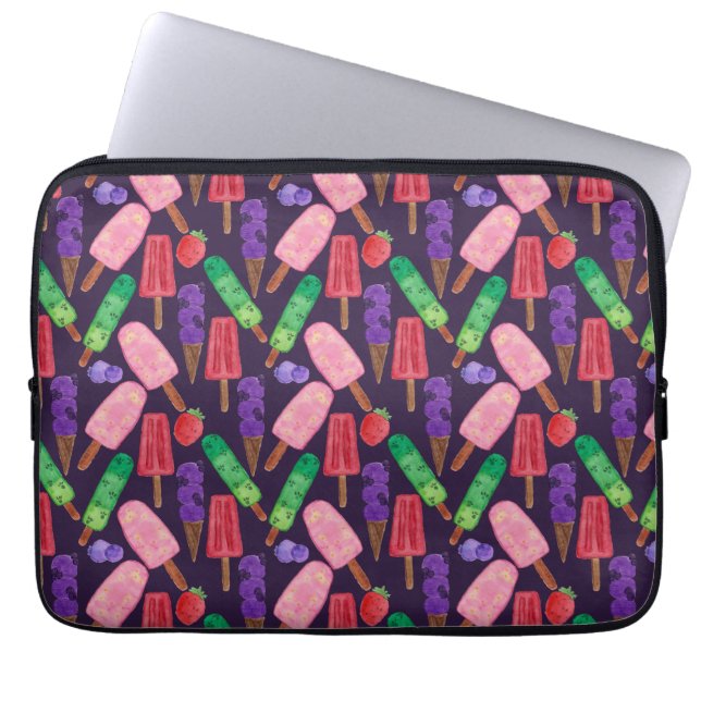 Glassmönster | Lollymönster | lollipop 6 Laptop Fodral (Framsidan)