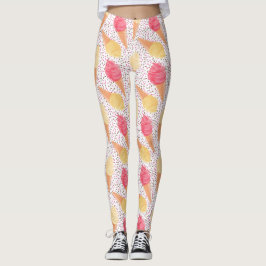 Glassmönsterdamasker Leggings