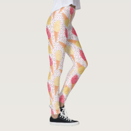 Glassmönsterdamasker Leggings