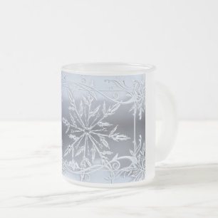 Glassnöflingan i silver, frodad mugg