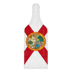 Glasspadar med Florida flagga