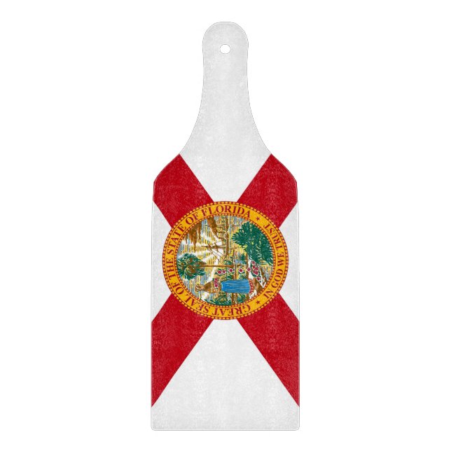 Glasspadar med Florida flagga (Framsidan)