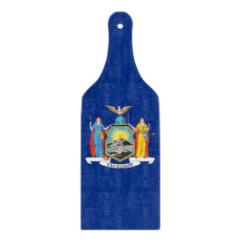 Glasspadar med New York flagga