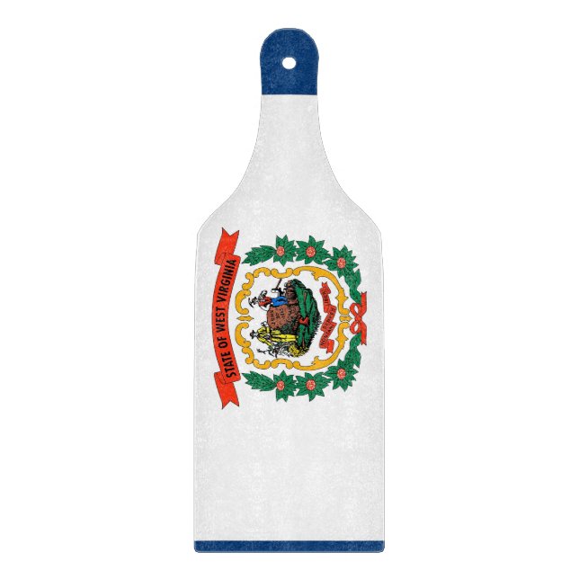 Glasspadar, Väster Virginia flagga (Framsidan)