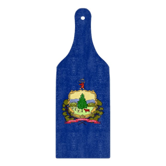 Glasspadar Vermont-flagga (Framsidan)