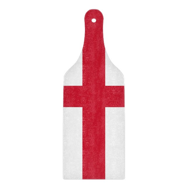 Glasspadle - Englands flagga (Framsidan)