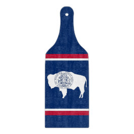 Glasspadle Wyoming flagga