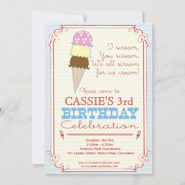 Glasspartyinbjudan Inbjudningar (Framsida)