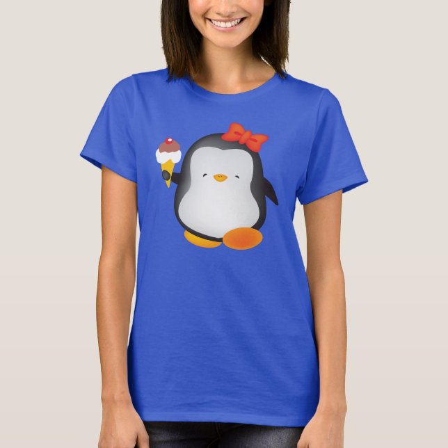 Glasspenguin T Shirt (Framsida)