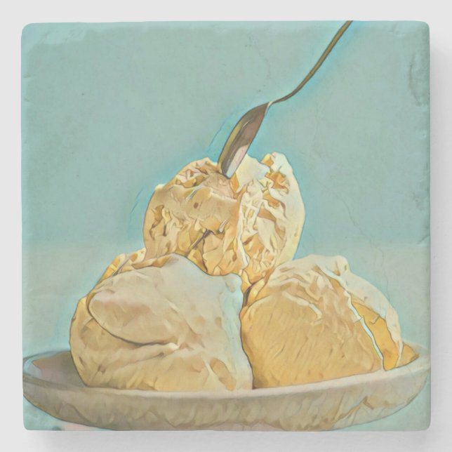 Glasssoppa Stenunderlägg (Framsidan)