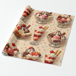 Glassstårta premium presentpapper