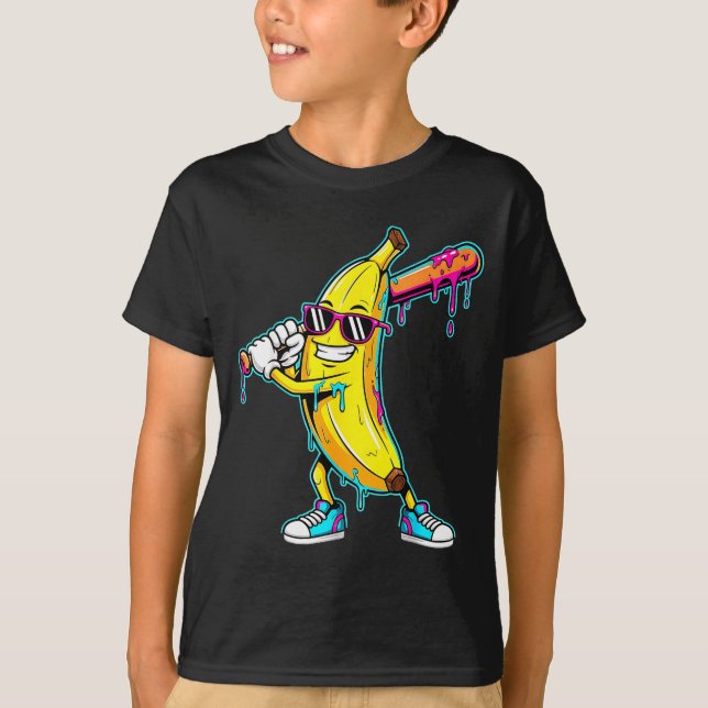 Glassströmsgrafik rolig färgsprutdesign  t shirt (Framsida)
