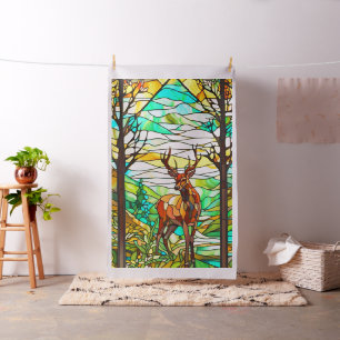 Glasstag i Quilt-panelen i Meadow Cheater Tyg