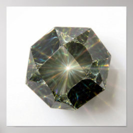 Glasstängning med abstrakt - ljus och Färg Poster