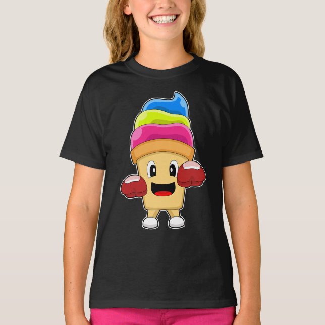 Glasstillverkare Boxer Boxing handskar T Shirt (Framsida)