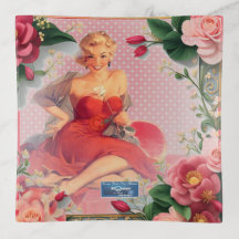 GlassTray RoseFramed (Dam in Red) RFPMDesigns ©️ 2