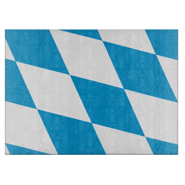 Glasstyckningsbord med Flagga av Bayern (Framsidan)